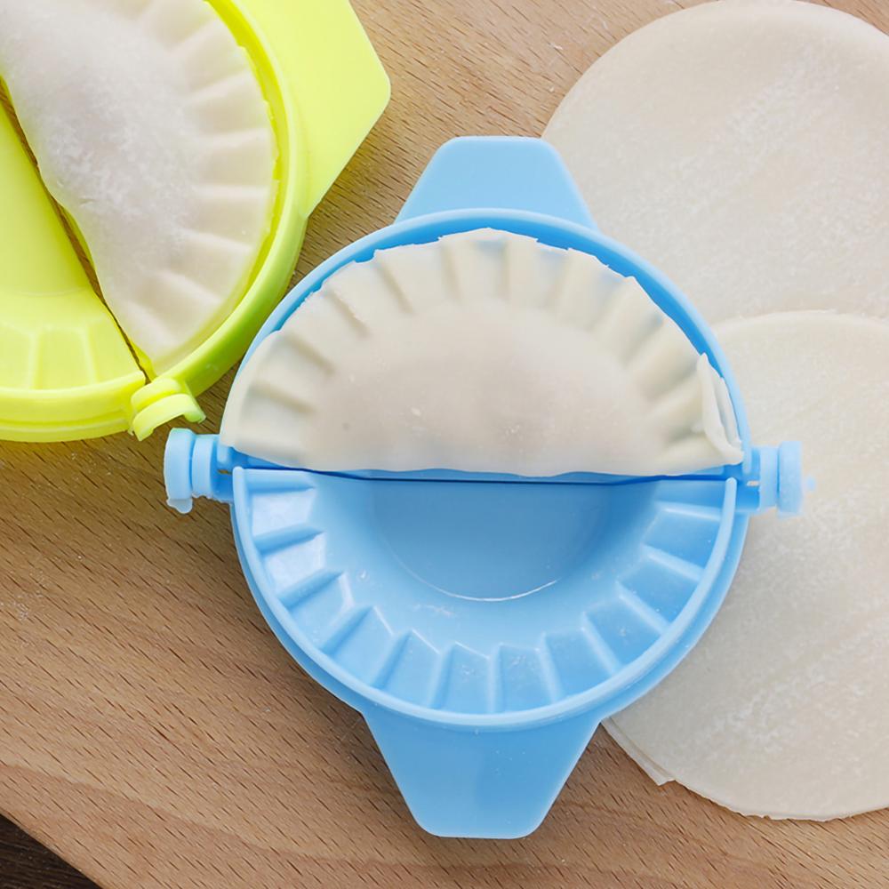 10 stk gør-det-selv dumplings værktøj form dej presse kød jiaozi maker dumpling form clips bageforme wienerbrød køkkentilbehør
