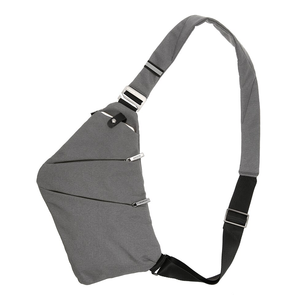 Sling Backpack Chest Bag Lightweight Outdoor Sport Travel Hiking Anti Theft Crossbody Shoulder Pack Bag Daypack Chest Pack: Dark Grey