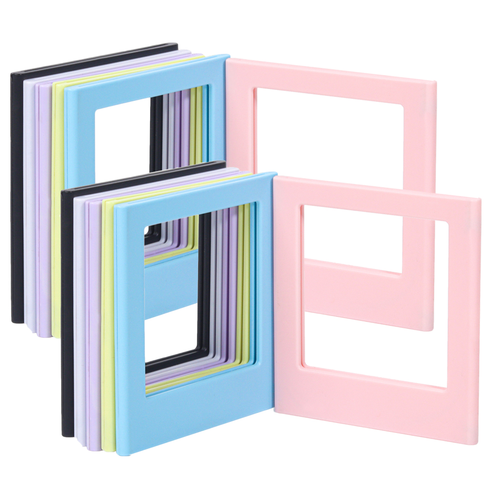 Magnetische Bilderrahmen für Fujifilm Instax Platz SQ1 SQ6 SQ10 SQ20 SP-3 Filmpapiere, doppelseitige Magnete Kühlschrank Bilderrahmen: Fuchsie