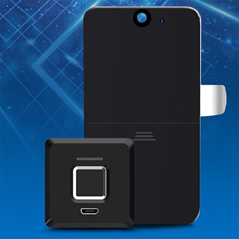 Fingerprint Lock Electronic Cabinet Lock, Zinc Alloy Fingerprint Drawer Cabinet Door Lock, Digital Keyless Box Furniture Drawer