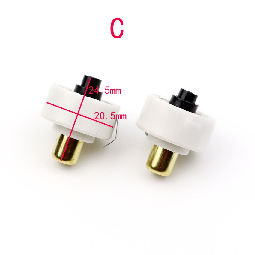 2Pcs Zaklamp Modding Drukknop Klik Schakelaar Module Diy Onderdelen Montage Glare Torch Tail Schakelaar Draagbare Verlichting Accessoires: C