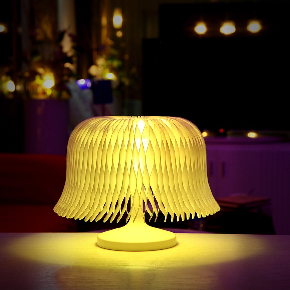 Touch Switch Table Lamp USB Rechargeable LED Colorful Night Light Bedside Lamp Color Changing Desk Lamp Festival