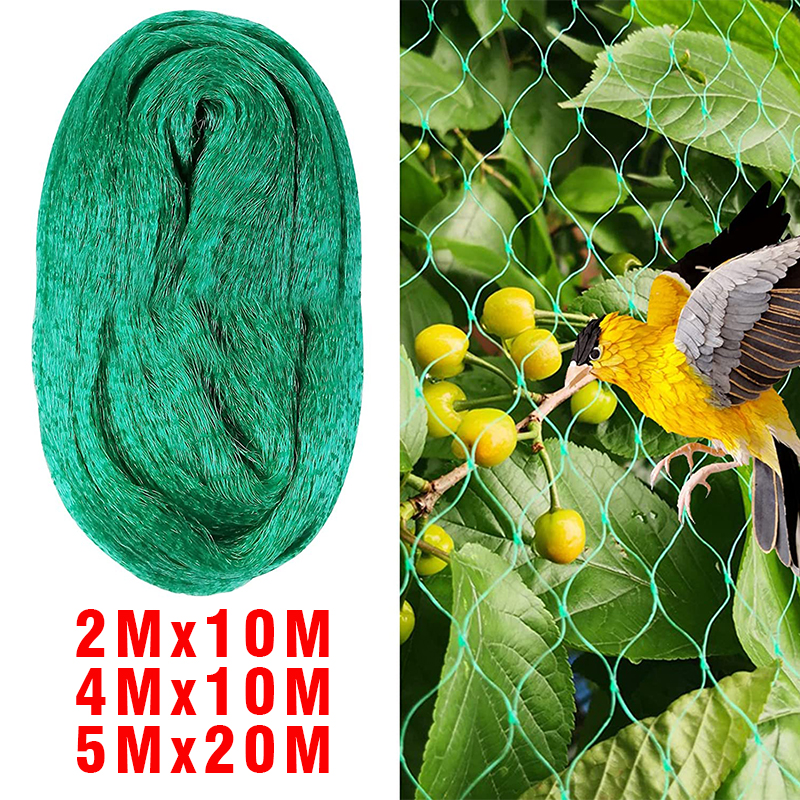Red de protección antiaves de 20/10M, malla para plantas de jardín, protege plantas y árboles frutales de pájaros, ciervos, aves de corral, la mejor esgrima