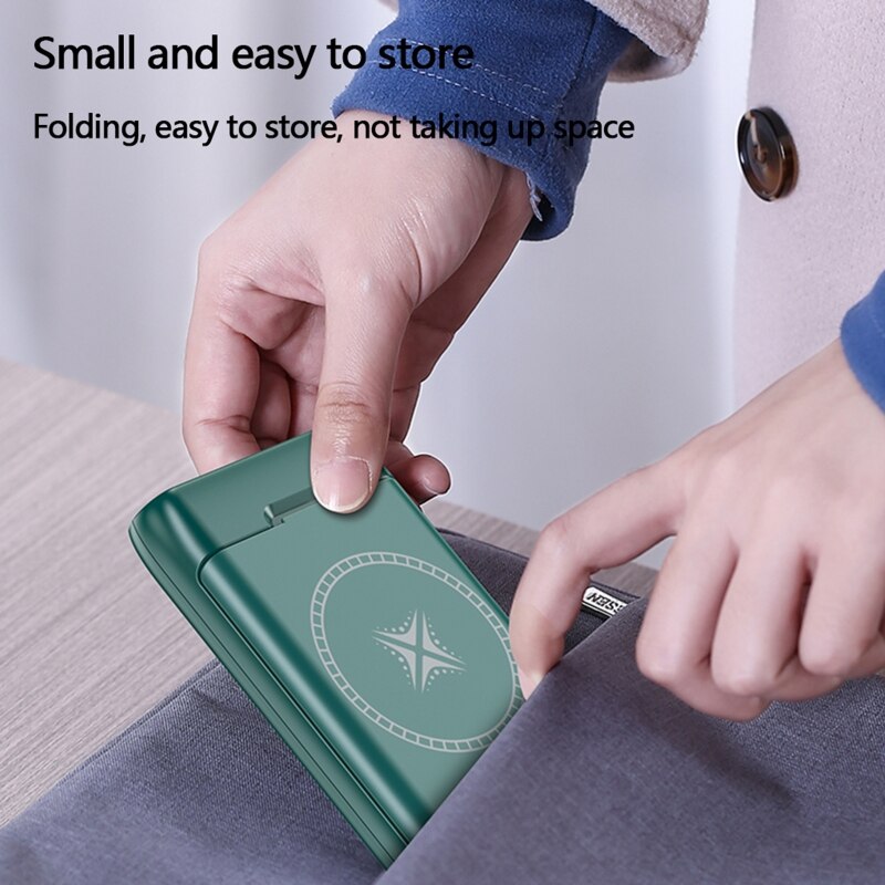 10000mAh Power Bank PD+QC 3.0 Fast Charging Powerbank External Battery Charger Magnetic Wireless K1KF