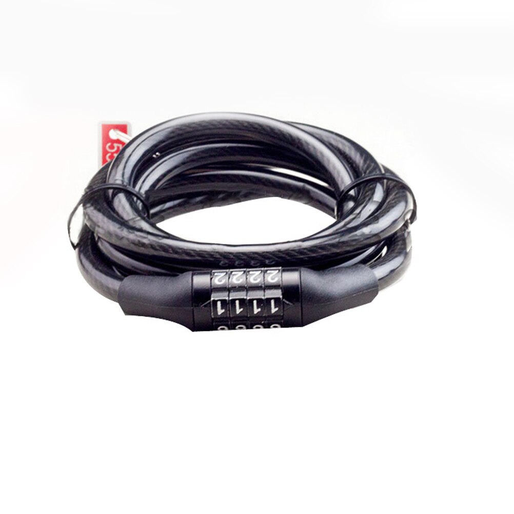4 Digit Fietsen Heavy Duty Kabel Combinatie Wachtw... – Grandado