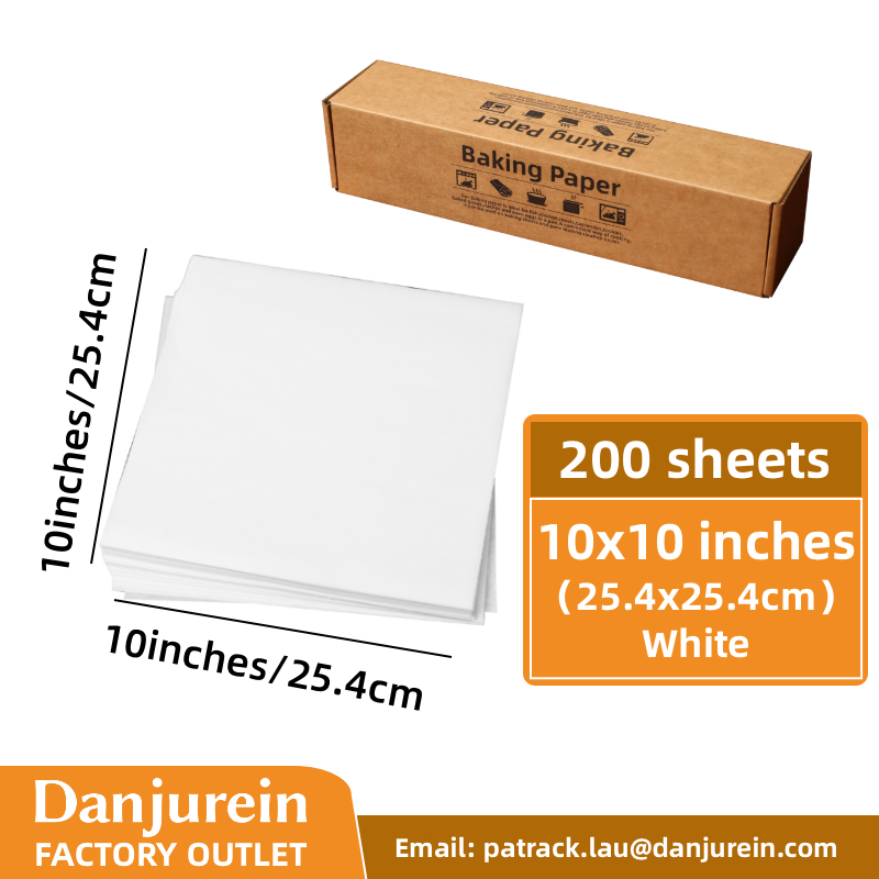 Parchment Paper Baking Paper 4"6"8"9"10"12" Precut Non-Stick Grilling Food Packaging Oven Air Fryer Steaming Bread Cake Cookie: Beige