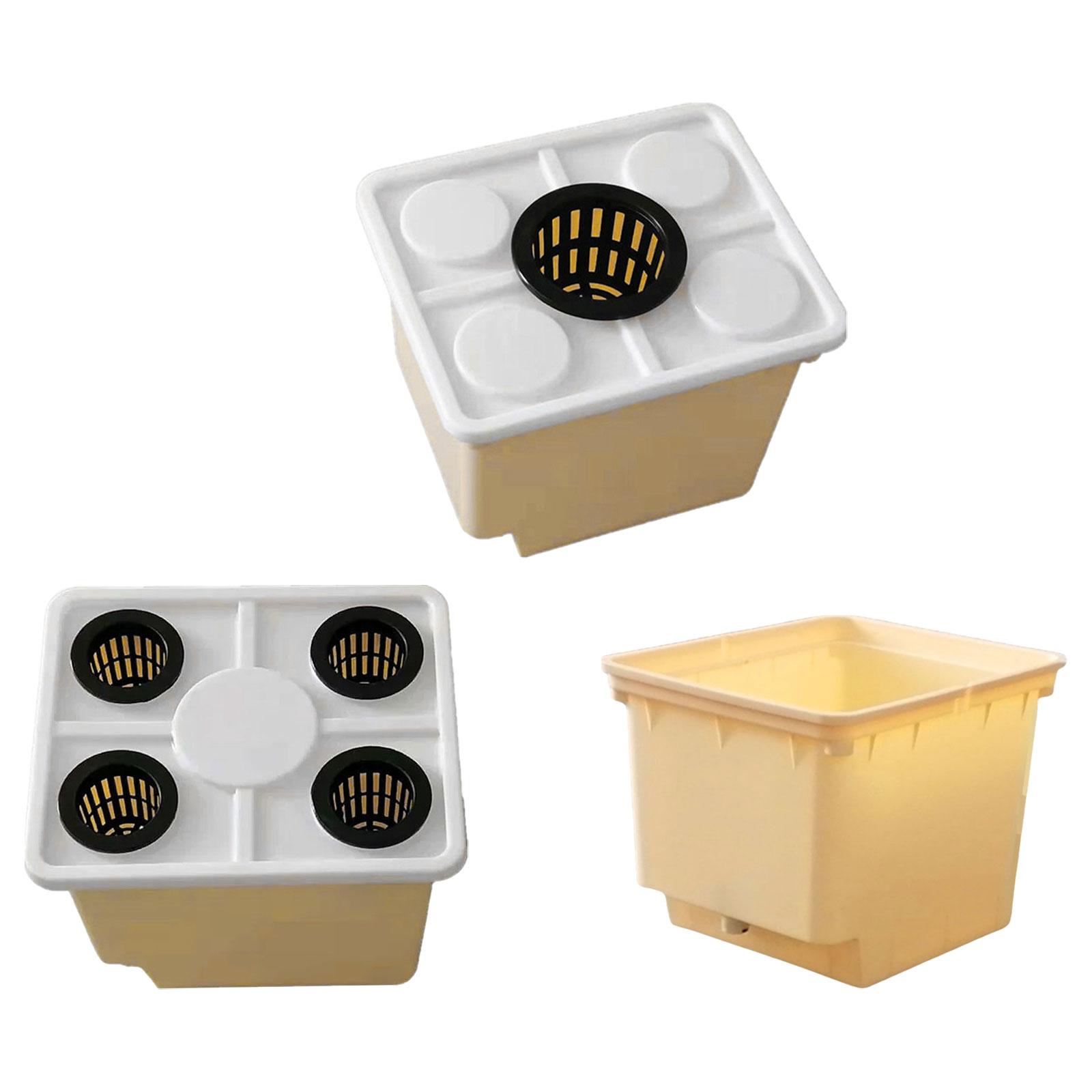 Wiadro robić hydroponiki z łokciami syfonowymi Sadzarka robić wzrostu warzyw Narzędzie robić uprawy bezglebowej robić szklarni Lekkie, wszechstronne