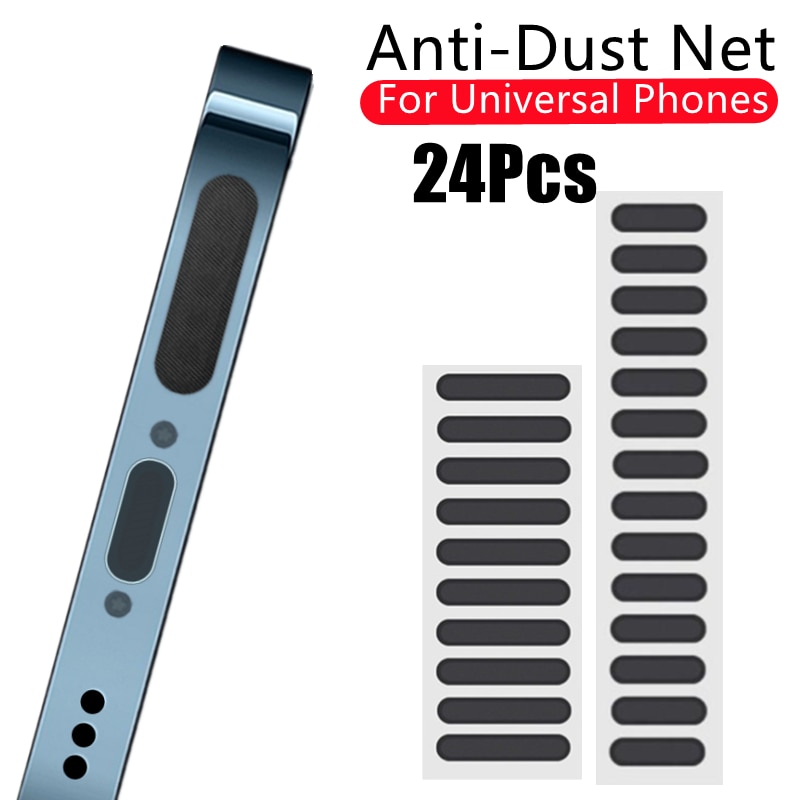 24/10pcs Universal Phone Dustproof Net Speaker Earpiece Anti Dust Mesh Sticker For Apple iPhone Samsung Xiaomi Redmi Huawei Net