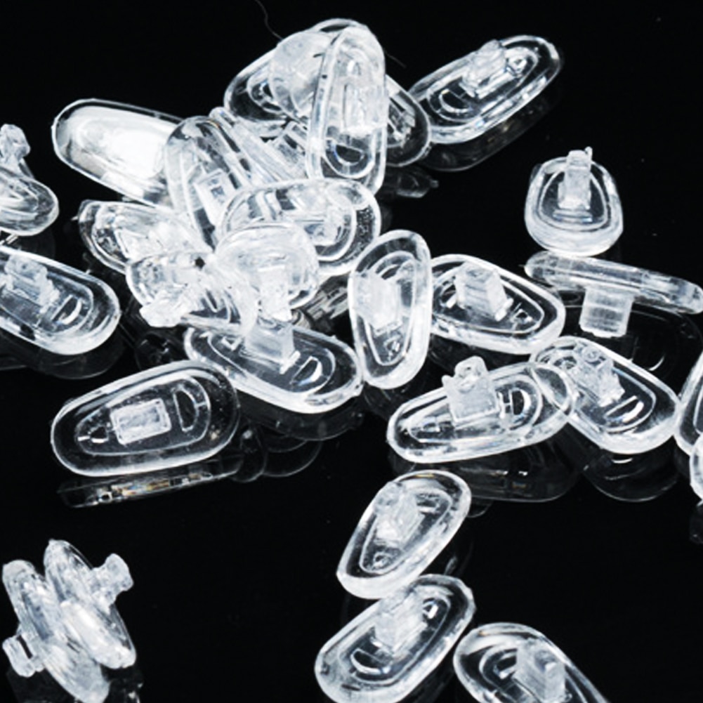 5 paar flexibele siliconen neuspads voor brillen en zonnebrillen, antislip siliconen neuspads