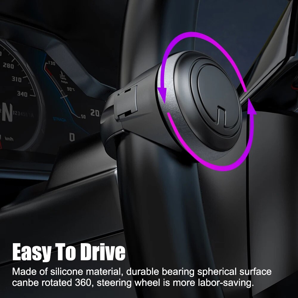 Volante per auto Booster Ball Turning Spinner Manopola Cuscinetto Maniglia di alimentazione Rotante Accessori auto universali Kit di risparmio di manodopera
