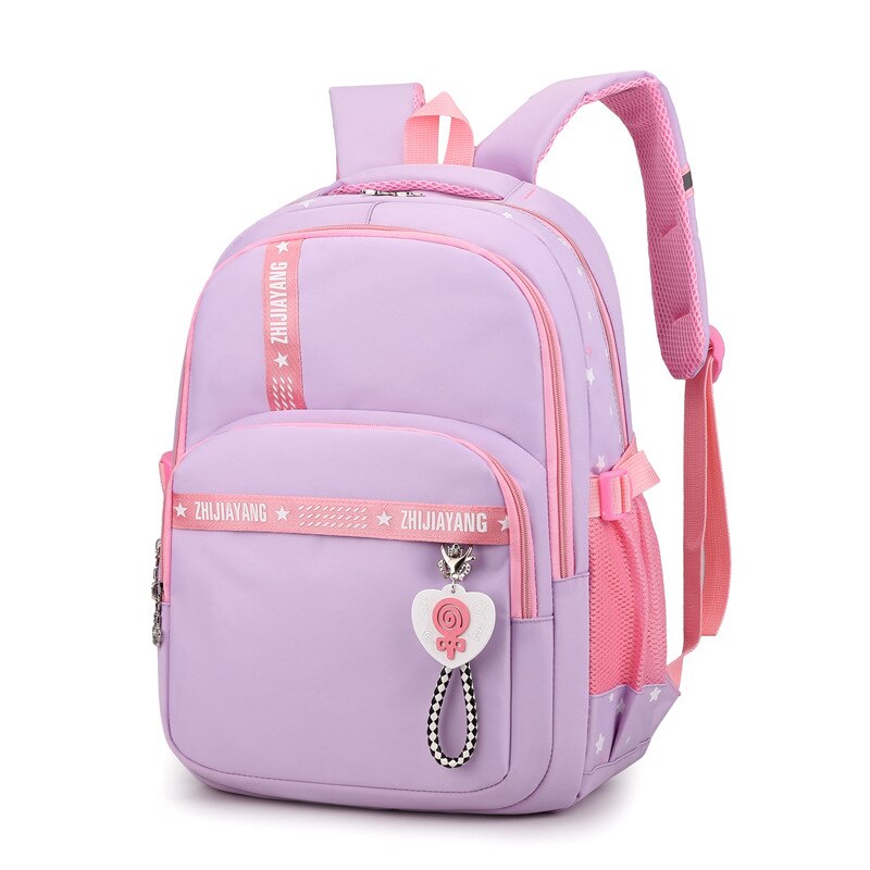 Girl School Bags Casual Sport Backpacks Primary School Students Bookbag Kids Satchels Children Shoulder Backpack mochila escolar: purple