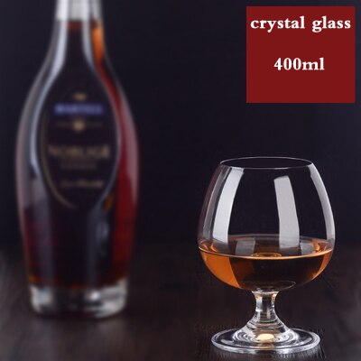 Brandy snifters vinglas högkristallglas kortvinsglas whisky chapagneglas hushållsdryck 2 st: 400ml 2 st