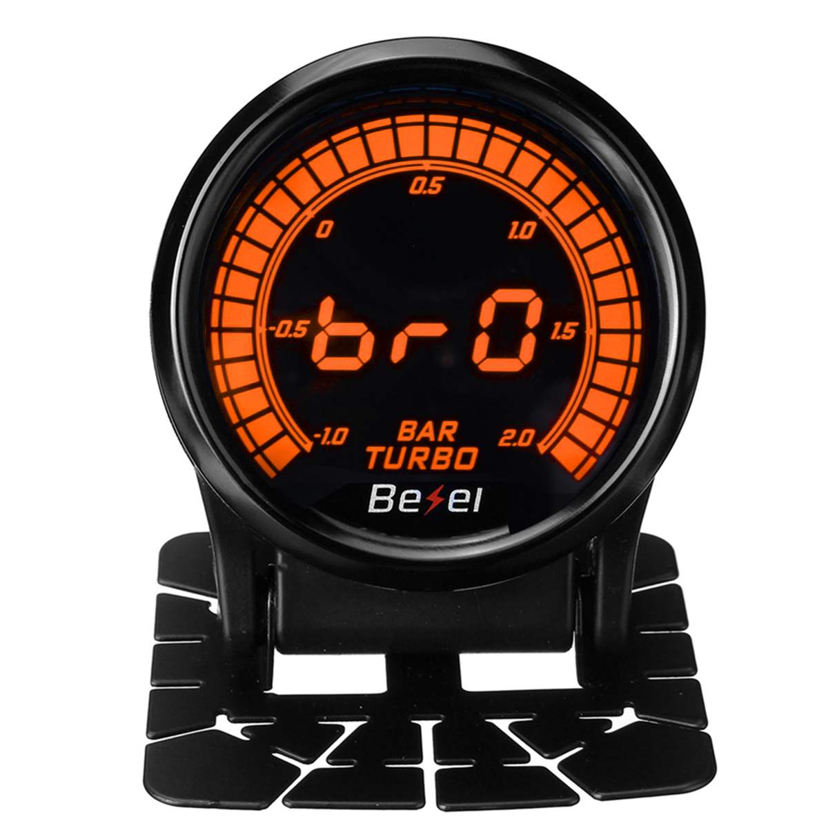 2"52mm car turbocharged pressure gauge digital LED display w/sensor 2 pressure gauge bracket free