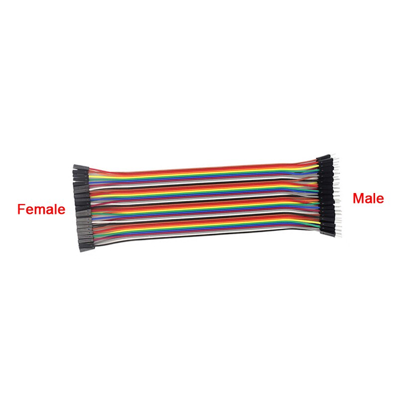 Kabel Dupont Jumper Wire Dupont 20Cm Man Op Man + Vrouw Naar Man + Vrouw Tot Vrouw Dupont Kabel RPI155: Male to Female