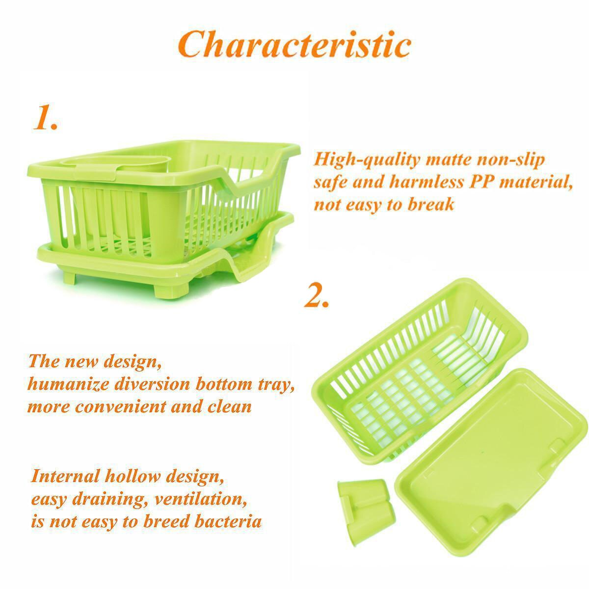 Égouttoir de cuisine multifonction, pour évier de cuisine, égouttoir panier plateau d'organisation