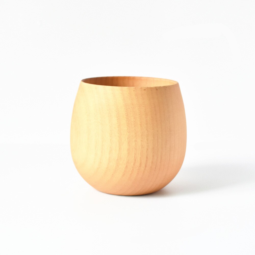 Små te kopper håndlagde naturlig heltre te kopp tre vin kaffe vann drikke kopp