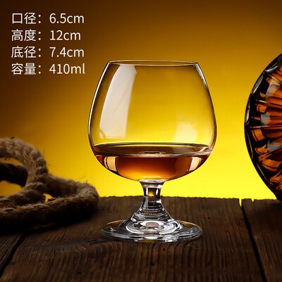 Cognac Brandy Glas Transparent Große Kapazität Becher Rotwein Glas Duftenden Tasse Whisky Likör Wodka Bar Restaurant Trinken Vesse: 410ml