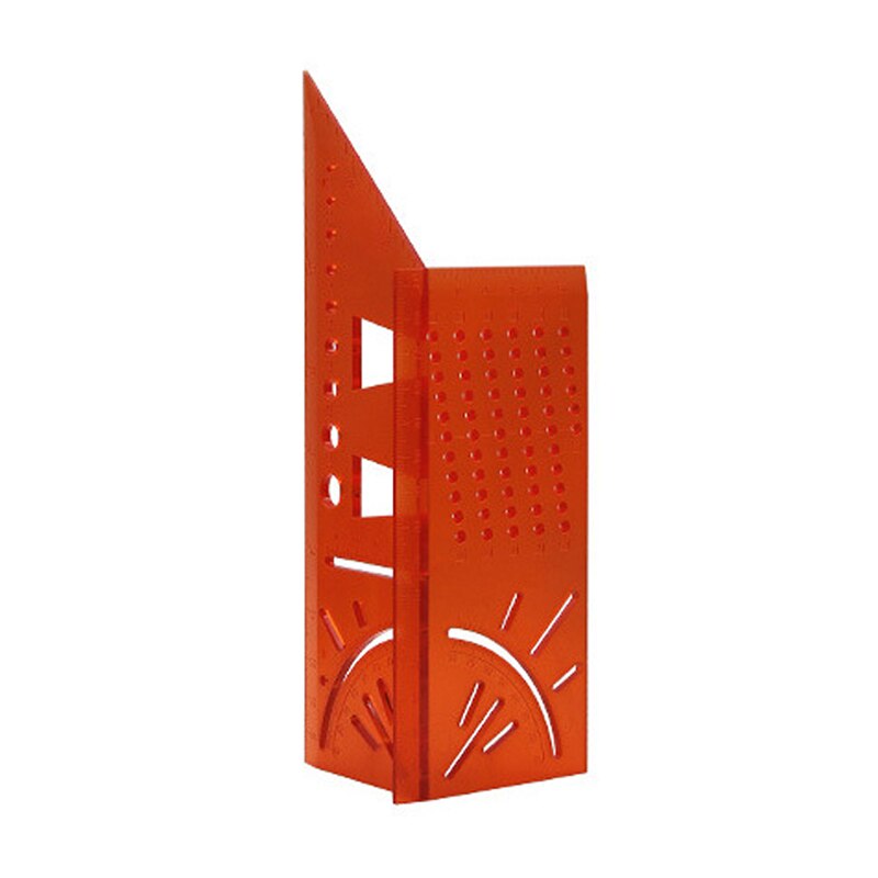 3D Winkel Mess Platz Holzbearbeitung Messer Lineal Messen Werkzeug 45 Grad Und 90 Grad Mit Manometer Und Lineal: G253325A