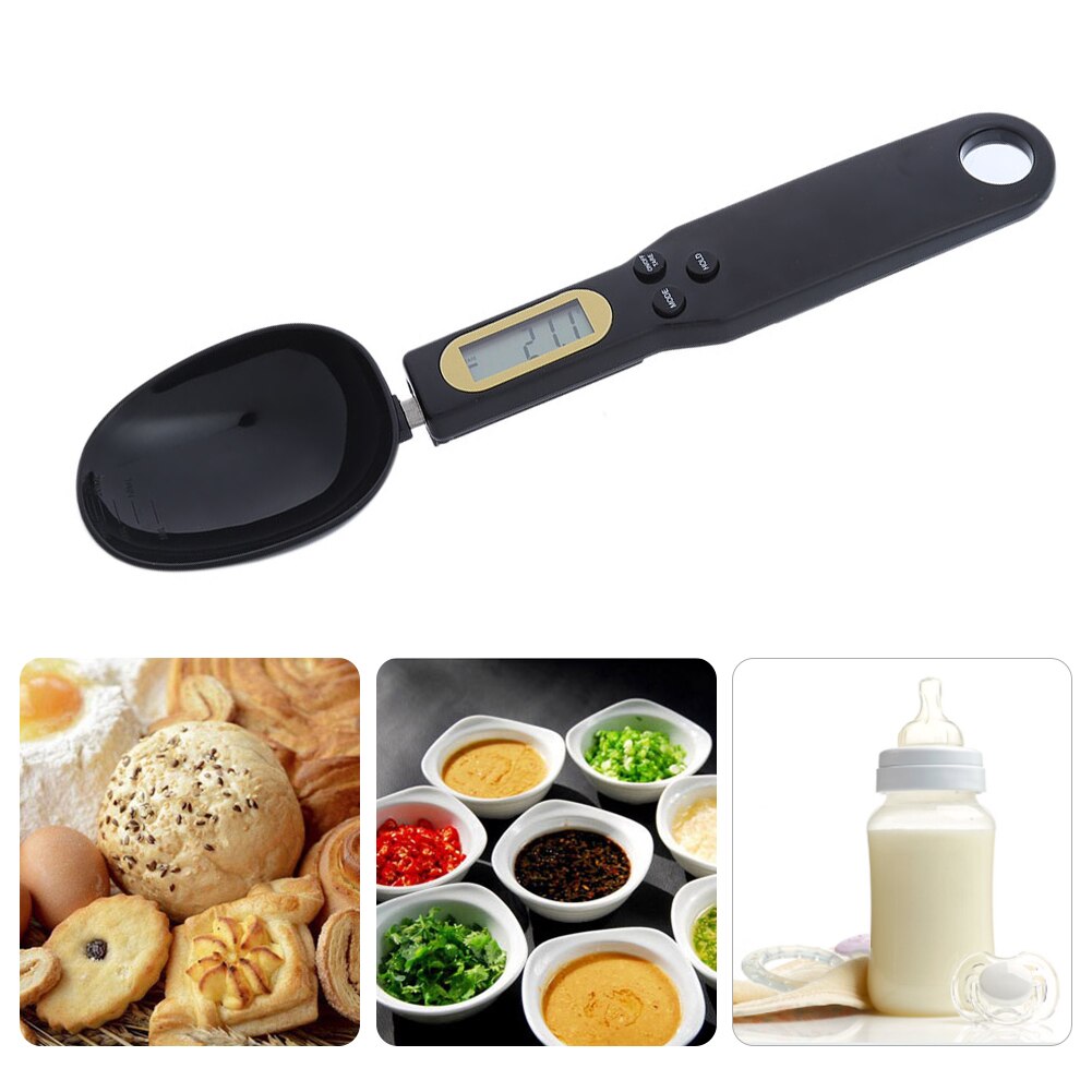 500g/0.1g High Precise Scale Kitchen Gram Digital Electronic Measuring Spoon LCD Display Screen Digital Diet Food