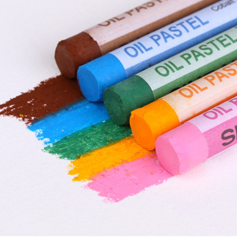 SIMBALION – stylo à cire , 12/24/36 couleurs, Pastel doux/Crayon pour peinture à l&#39;huile, Graffiti, papeterie fournitures de l&#39;école d&#39;art