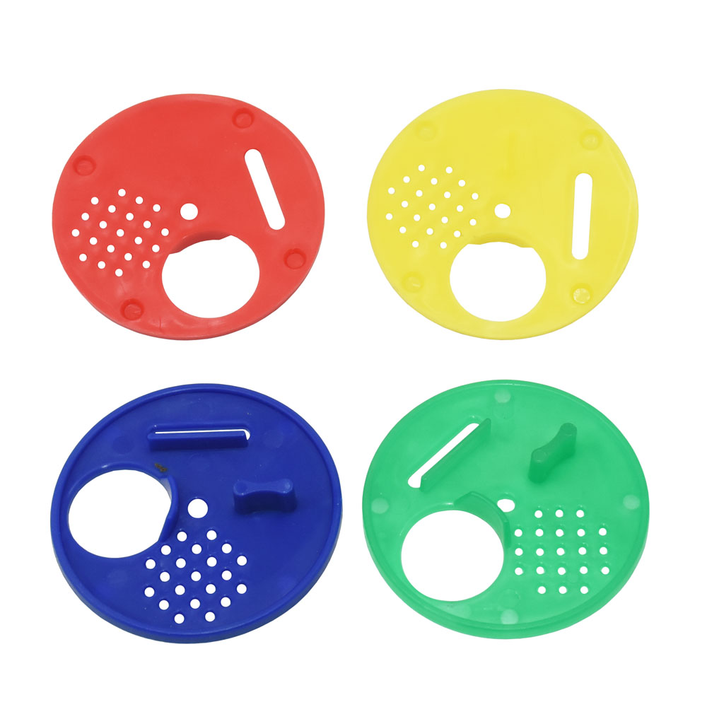 100 Pcs Beekeeping Plastic Beehive Door Round Single Bee Exit Hive Vent Entrance Ventilation Gate Nest Tools Apiculture Supplies: Color mixing