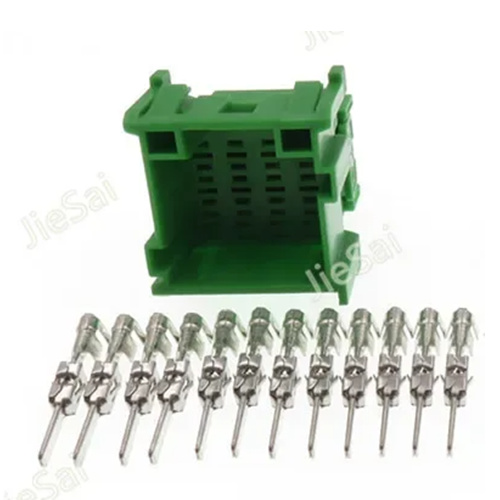 12 Pin 1-967627 8-968972-1 Auto Car CD Player Plug Wire Socket Female Male Connector: Dark Grey