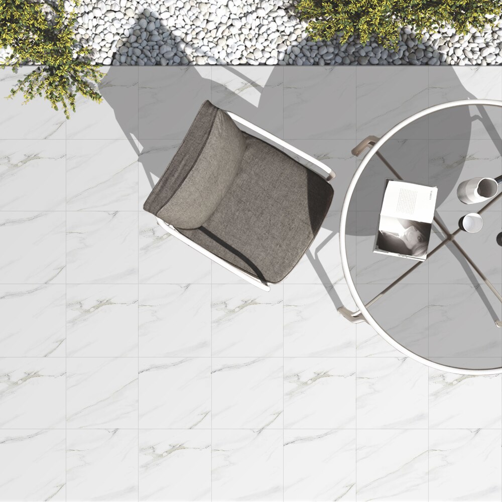 Marble self-adhesive paper kitchen stove oil-proof retro 3D decorative wall stickers thick anti-skid floor stickers