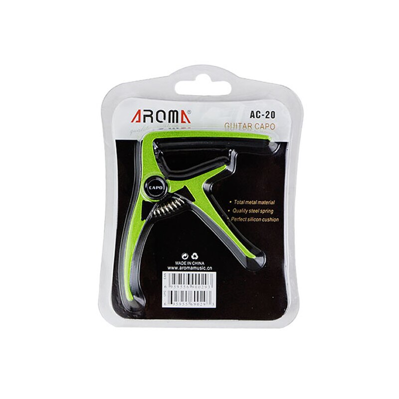Aroma Aluminium Legering Gitaar Capo Guitarra Capotraste Voor Akoestische Elektrische Gitaar Sterke Lente
