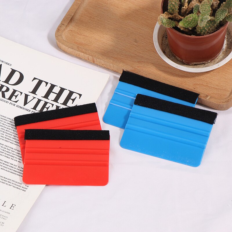1/2pcs Vinyl Wrap Car Film Install Squeegee Carbon Fiber Wrapping Tool Auto Foil Window Tint Scraper Household Car Cleaning Tool