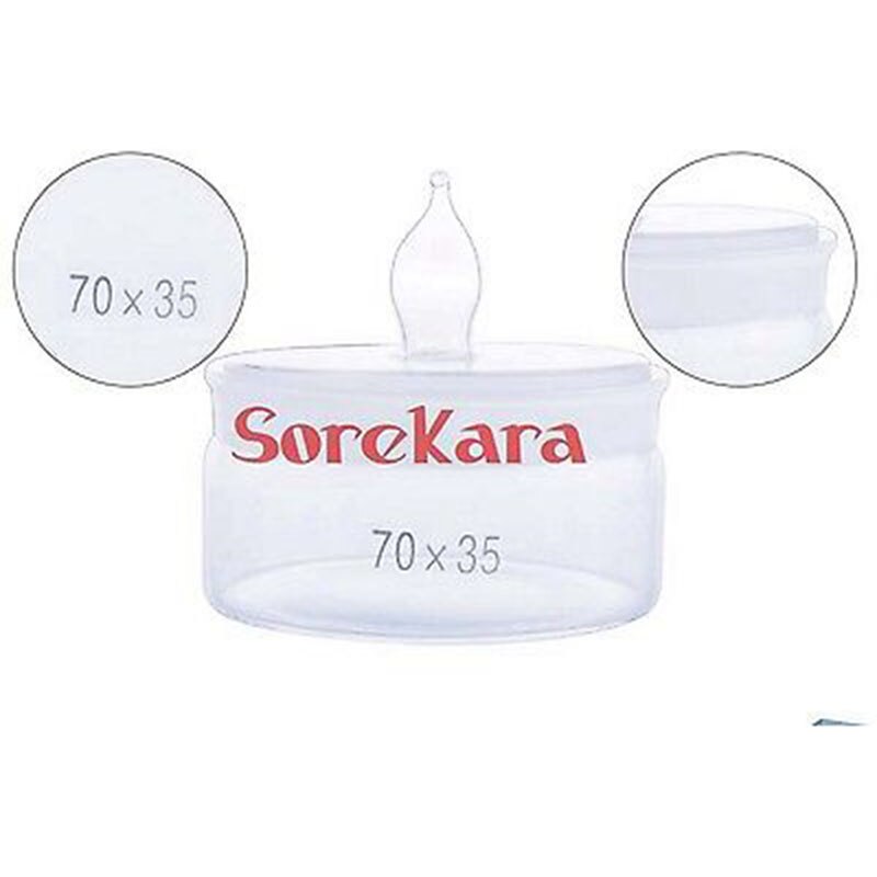 70x35 millimetri di Vetro del Peso di Bottiglia in Condizioni di Scarsa Forma Bottiglia di Vetro del Peso di Peso Specifico