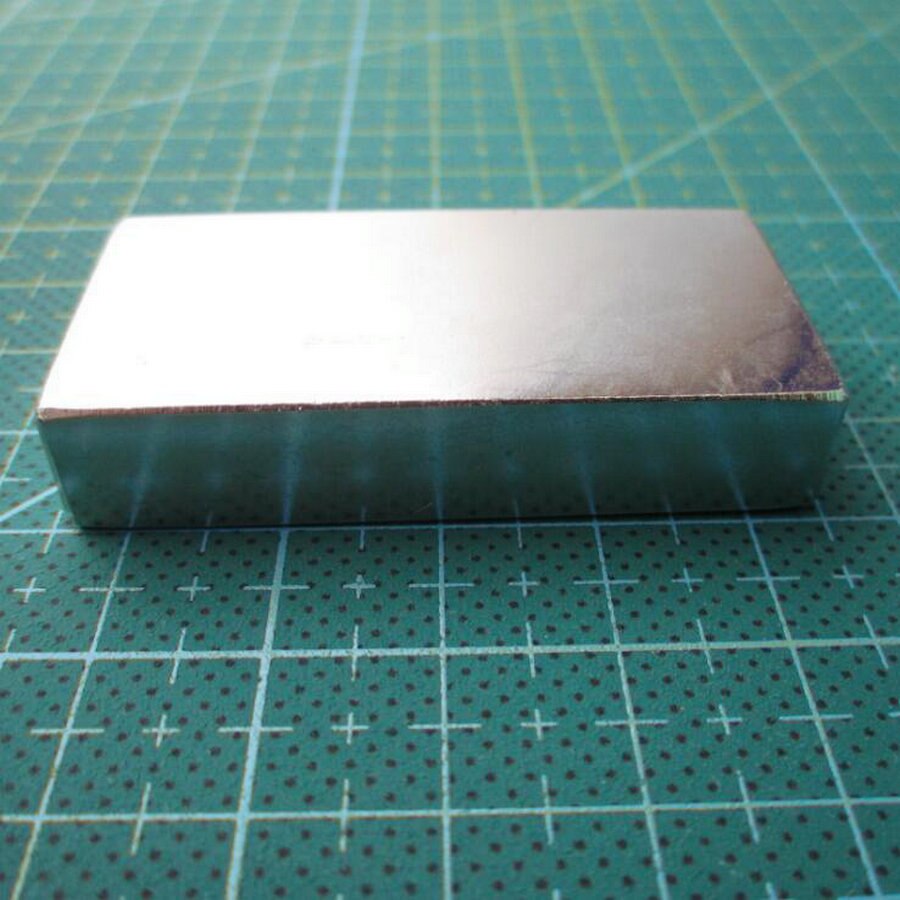 Magneet Cuboid Block 50X25X10Mm Super Sterke N35 Rare Earth Magneten Neodymium Magneet 50X25X10 50Mm * 25Mm * 10Mm 50*25*10Mm