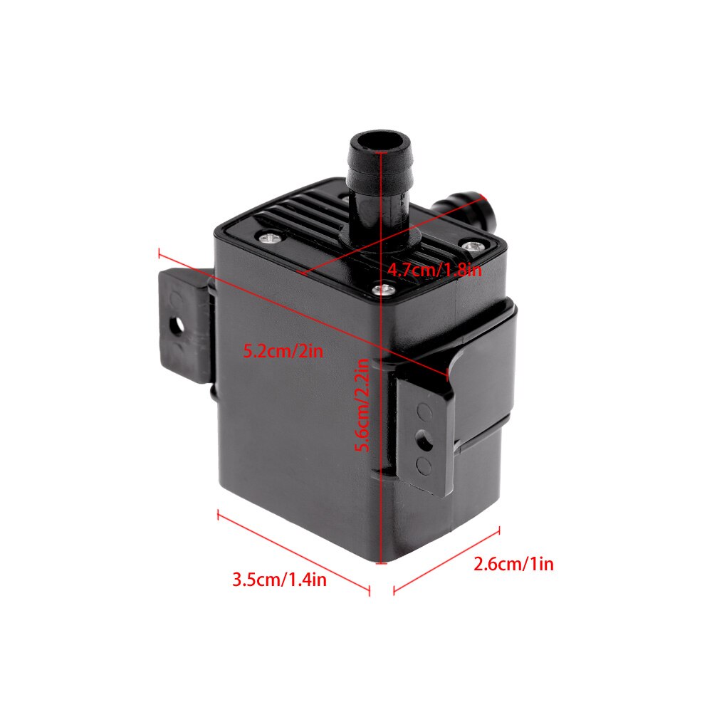 Anself Ultra-quiet Water Pump Submersible Fountain Aquarium Circulating Mini DC12V Micro Brushless Water Pump 260L/H Lift 3.5M
