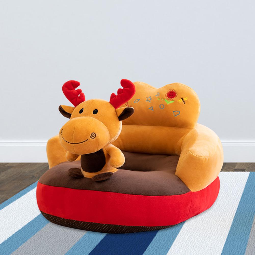 kreskówka zwierzę sofa dziecięca okładka nauka siadania na krześle skóra siedziska bez wypełniacza