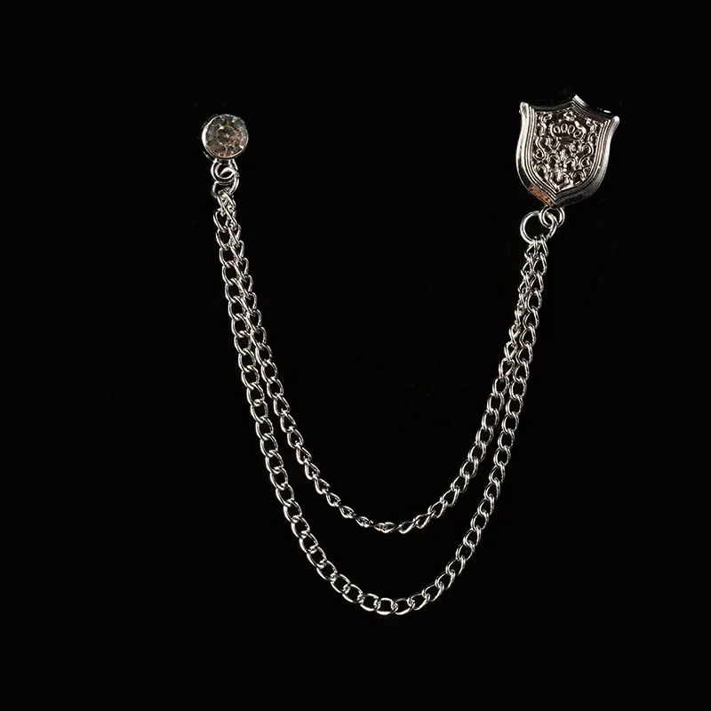 Broche Oiseau Étoile Clip Gland JOLapel Broche, Chemise Imbibée, Broches Vêtements, Accessoires Femme et Homme, ,: Imitation plaquée rhodium
