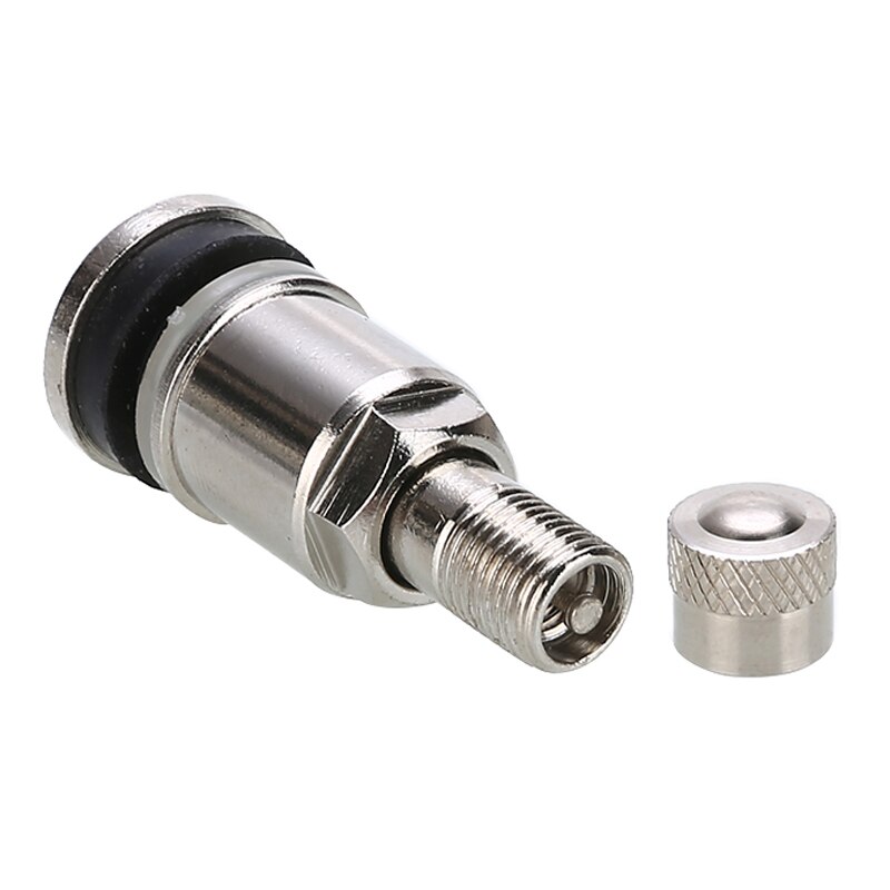 4pcs 45mm*11mm Tyre Valve Bolt In Stem Alloys Wheels Chrome Metal Tyre Valve Bolt For Car Truck