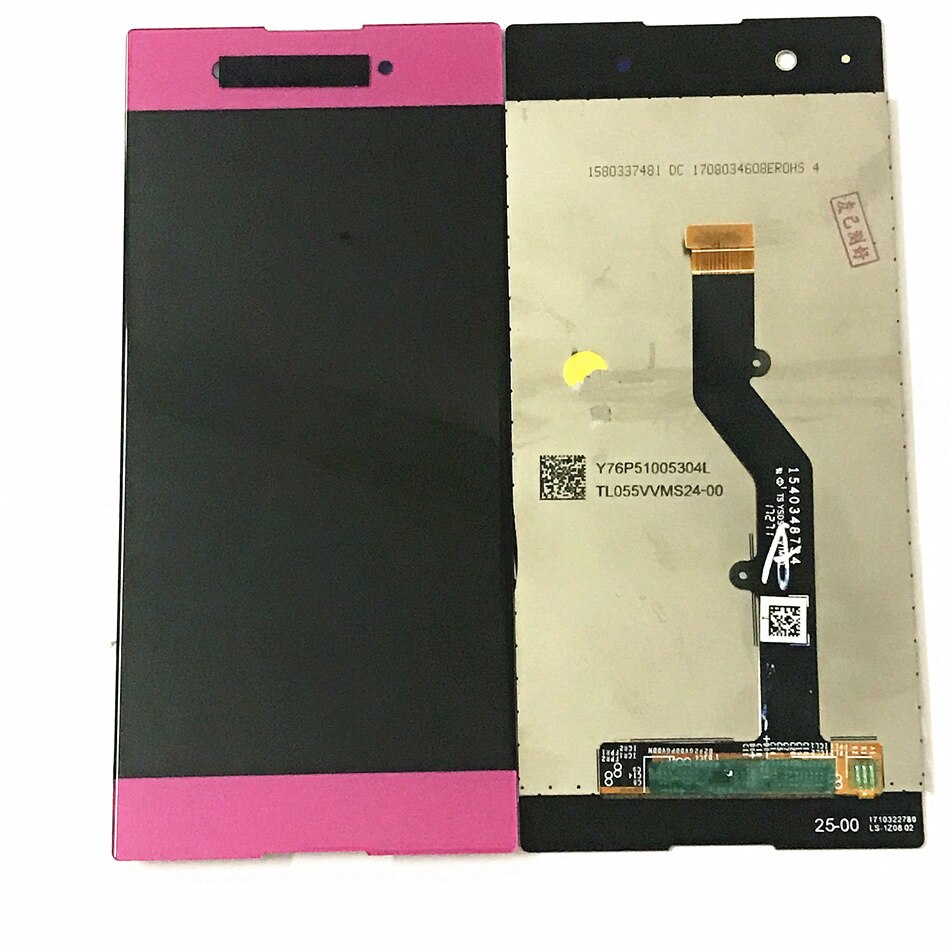 5.5 "Lcd Voor Sony Xperia XA1 Plus G3412 G3416 G3426 G3412 G3421 Lcd-scherm Met Touch Screen Digitizer Vergadering reparatie Onderdelen: Roze