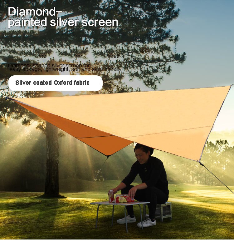 Ultralight Portable Outdoor Shade Cloth Camping Tent Sun Awning Camping Rain Shelter Garden Beach Shade Tent for traveling