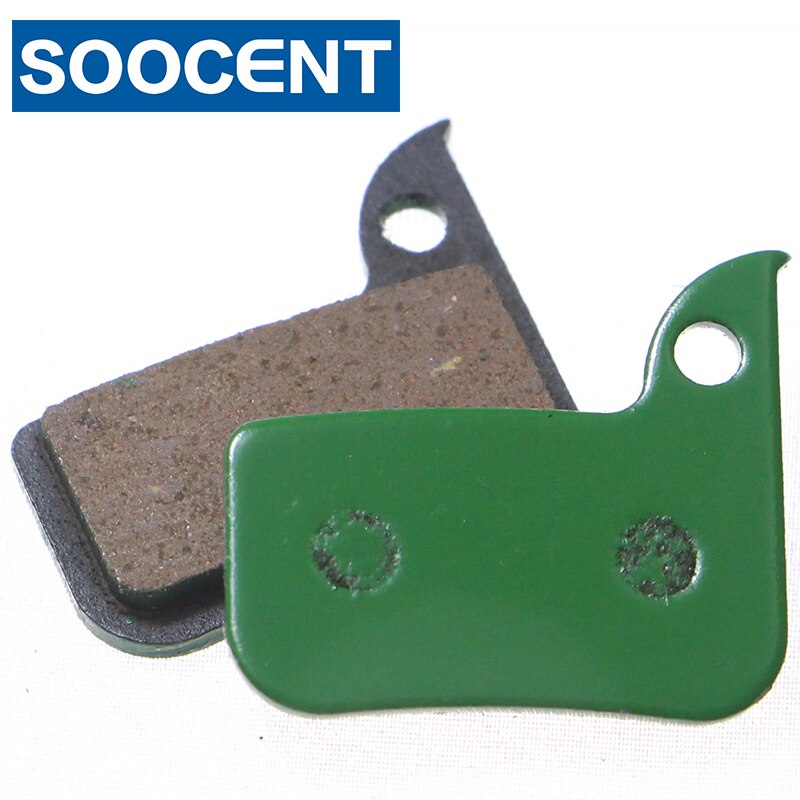 5 Pairs(10 PCS) Green Resin Bicycle Brake Pads Semi-Metallic for Hydraulic Disc Brake