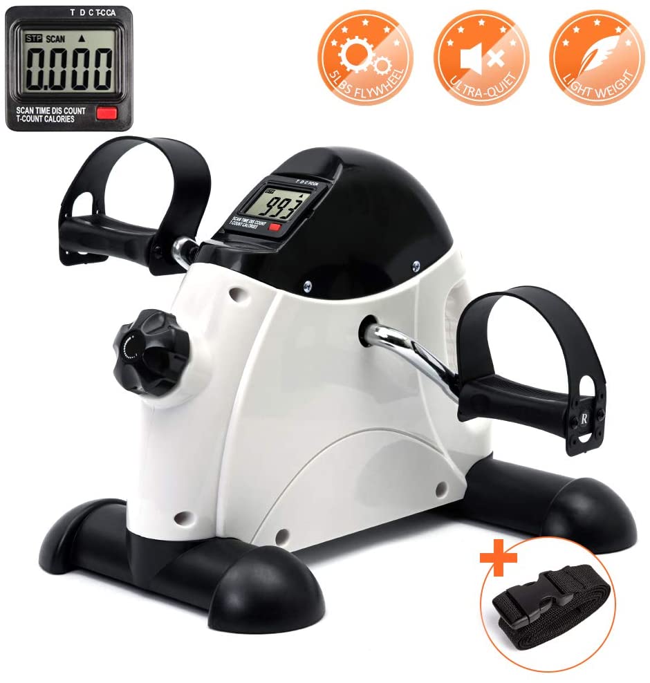 Selfree Bike Bench Exerciser Pedal-Mini Exercise Bike for Leg / Portable Pedal Arm