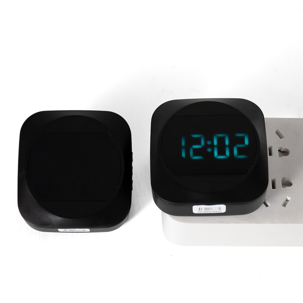 Classic Wireless Doorbell Smart Household Door Bell with Time Display Volume Adjustable Mutil Use for Home Apartment Office