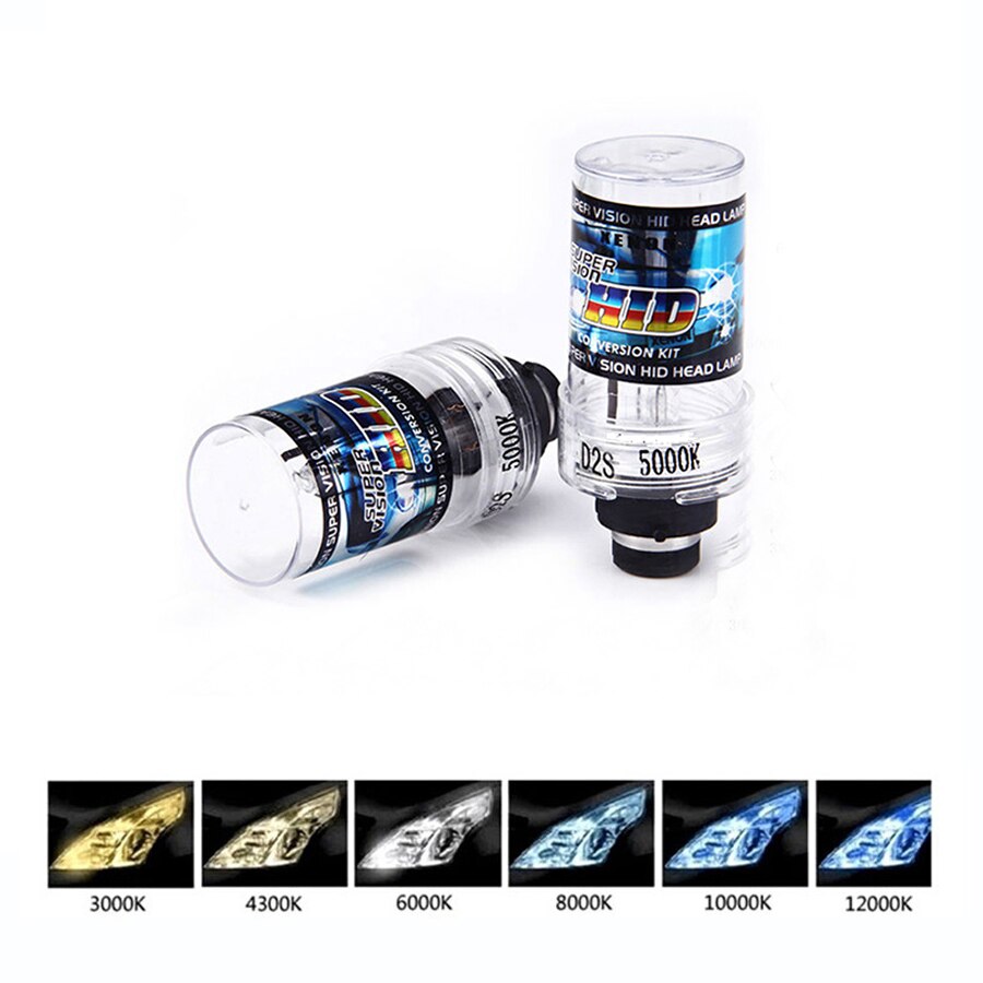 2pcs D2R 5000 35W Xenon HID BULB Headlight Lamp Bulb D2S/C 5000 Xenon Yellow White Blue for Prius 4300 6000 8000 10000 12000K CE
