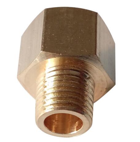 Brass Adapter 1/4" NPT Male To 1/4" BSPP Female - Pipe Fitting Connector