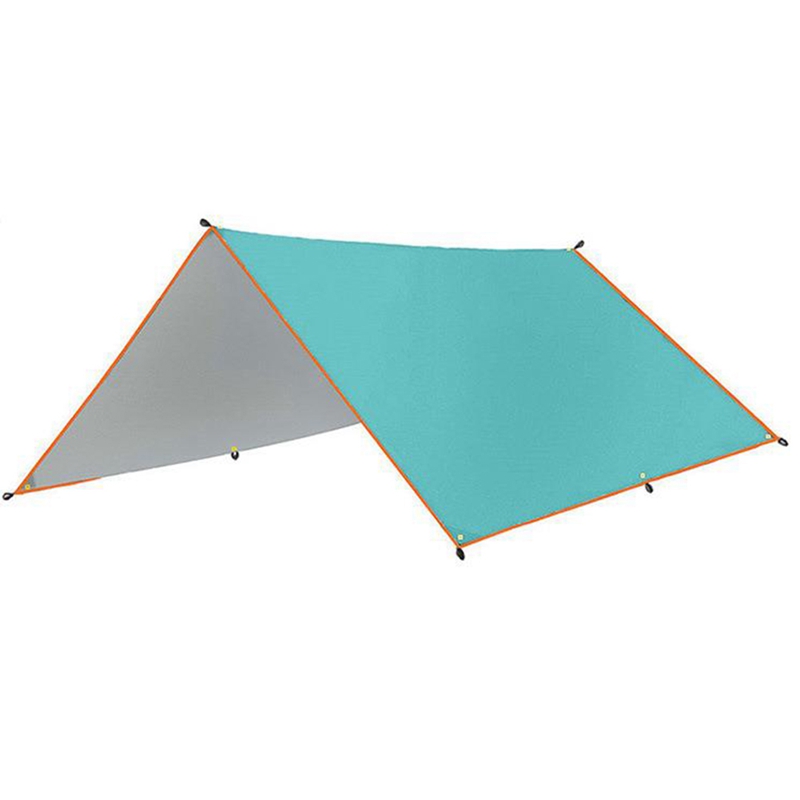Large Waterproof Camping Tarp for Hammock Rain Fly Ultralight Ground Sheet Mat Backpacking Hiking Shelter: Red
