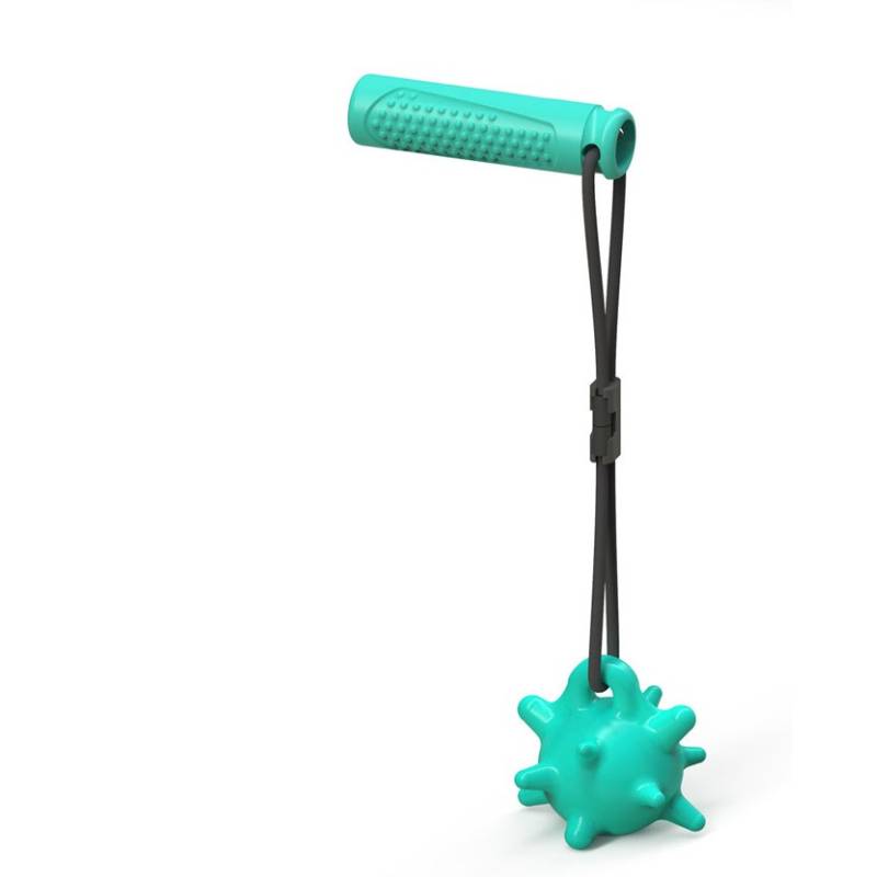 Pet mordedura Molar perro juguetes tres piezas masticar goma Bola de Limpieza de dientes seguro elasticidad cachorro suave succión taza perros morder juguete