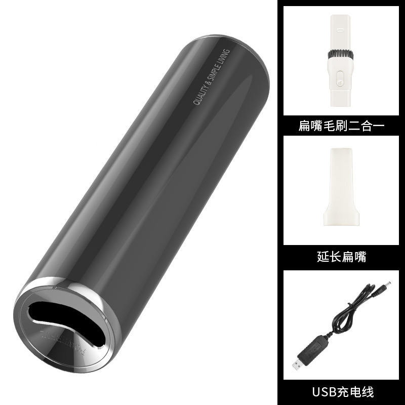 Mini Vacuum,Small Cordless Handheld Vacuum, USB Rechargeable, Easy to Clean Desktop,Drawer, Car Interior and Other Crevices: Black Wireless