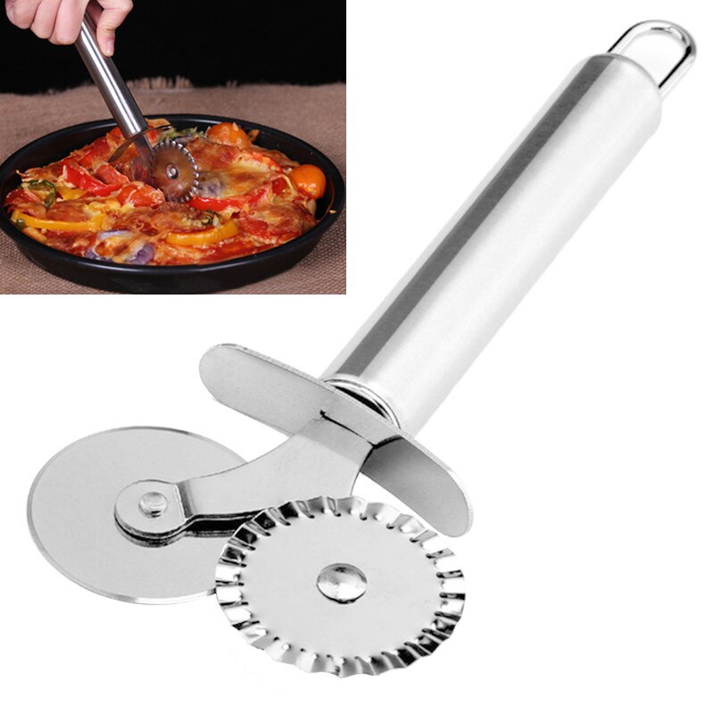 Pizzasnijder Mes Snijden Gebruiksvoorwerpen Pizza Gereedschappen Taart Tools Pizza Slicer Schil Wielen Schaar keukenmessen