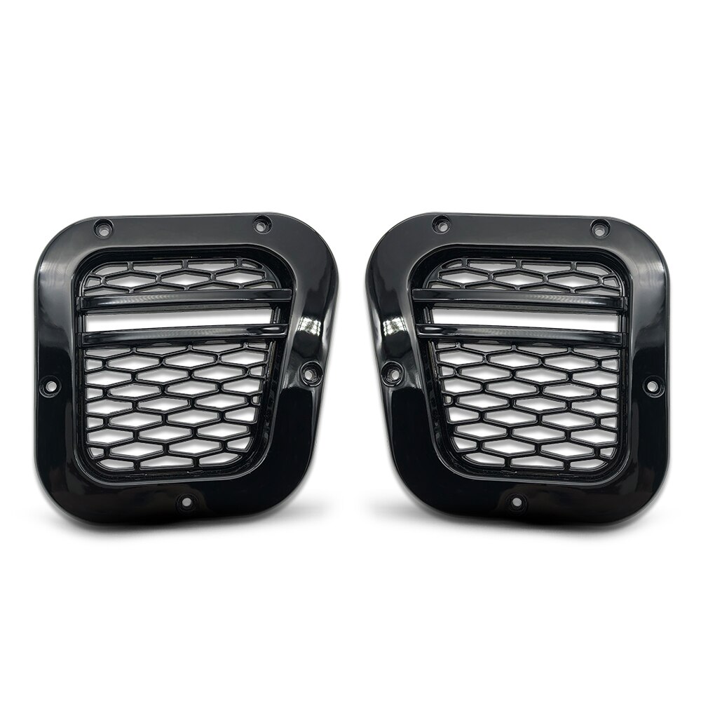 Car auto parts tuning air vent side vents grill 1pair left and right ABS for Land rover defend parts: Default Title