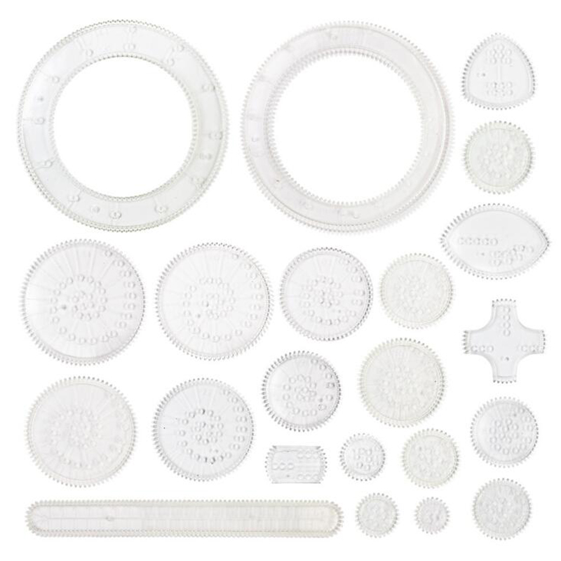 Kit de manualidades con de espirógrafo para niños, diseños increíbles clásicos, juego de papel mágico para rascar, juguetes de dibujo, 10-33 Uds.: Negro