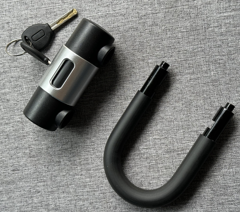 Falante Anti-theft Bike U Lock 2 Brass keys With Heavy Duty U Lock Motorcycle Bicycle Dics Lock Car Wheel Lock waterproof