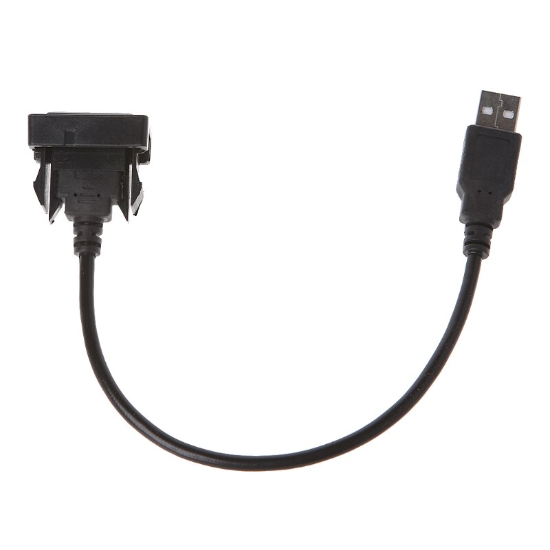 AUX USB Port Cable 12-24V Cord Wire USB Charging Adapter for Toyota Vios/Corolla 87HE